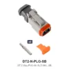 DT 2 Way Plug Kit Solid Nickel SB - DT2-N-PLG-SB