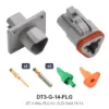 DT 3 Way Flanged Kit Solid Gold 16-14 - DT3-G-14-FLG