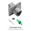 DT 3 Way Flanged Kit Solid Recep - DT3-N-RCP-FLG