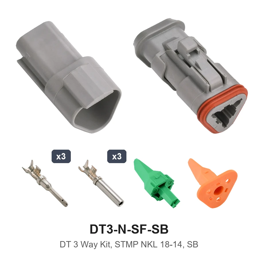 DT 3 Way Kit Stamped Nickel SB - DT3-N-SF-SB