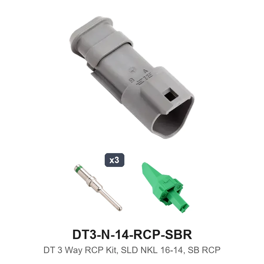 DT 3 Way RCP Kit, SLD NKL 16-14, SB RCP - DT3-N-14-RCP-SBR