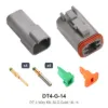 DT 4 Way Kit Solid Gold 16-14 - DT4-G-14