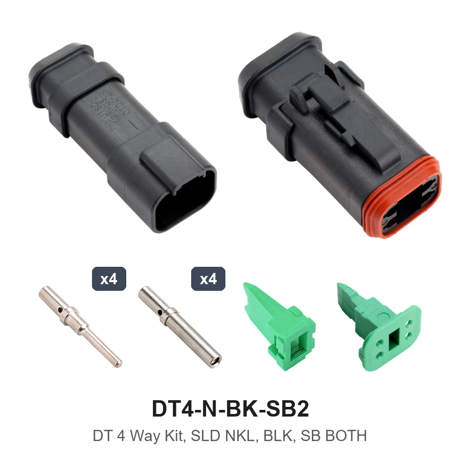 DT 4 Way Kit, SLD NKL, BLK, SB Both - DT4-N-BK-SB2