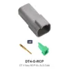 DT 4 Way Receptacle Kit Solid Gold - DT4-G-RCP