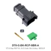 DT 8 Way RCP Kit, SLD Gold, BLK A-KEY, SB RCP - DT8-G-BK-RCP-SBR-A