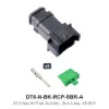 DT 8 Way RCP Kit, SLD NKL, BLK A-KEY, SB RCP - DT8-N-BK-RCP-SBR-A