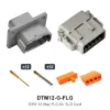 DTM 12 Way Flanged Kit Gold Solid - DTM12-G-FLG
