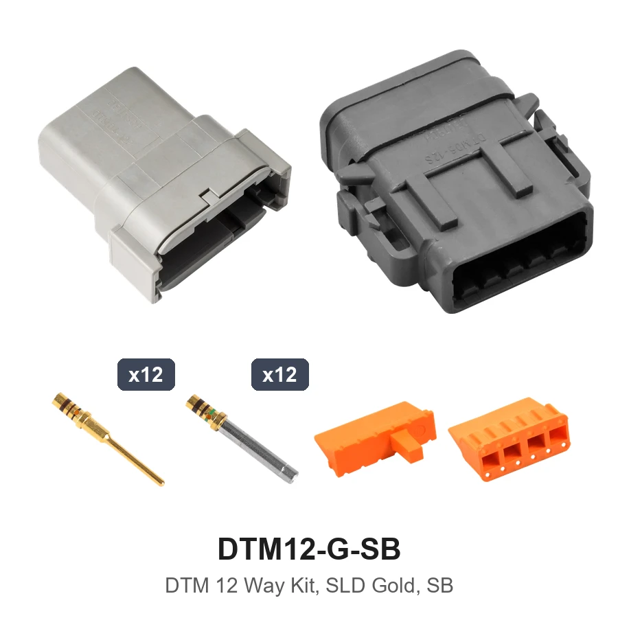 DTM 12 Way Kit Gold Solid SB - DTM12-G-SB