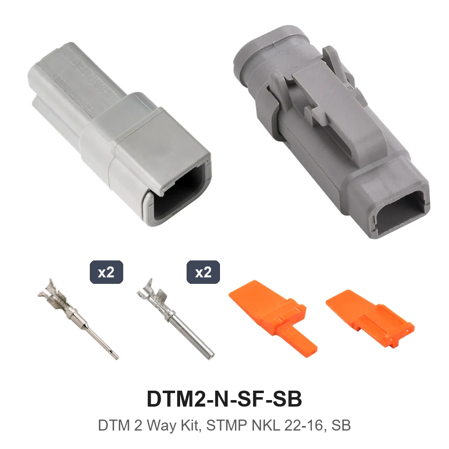 DTM 2 Way Kit Nickel Stamped SB - DTM2-N-SF-SB
