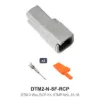 DTM 2 Way Receptacle Kit Nickel Stamped - DTM2-N-SF-RCP