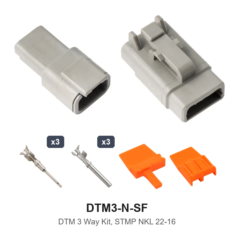 DTM 3 Way Kit Nickel Stamped - DTM3-N-SF