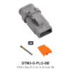 DTM 3 Way Plug Kit Gold Solid SB - DTM3-G-PLG-SB