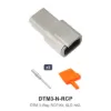 DTM 3 Way Receptacle Kit Nickel Solid - DTM3-N-RCP