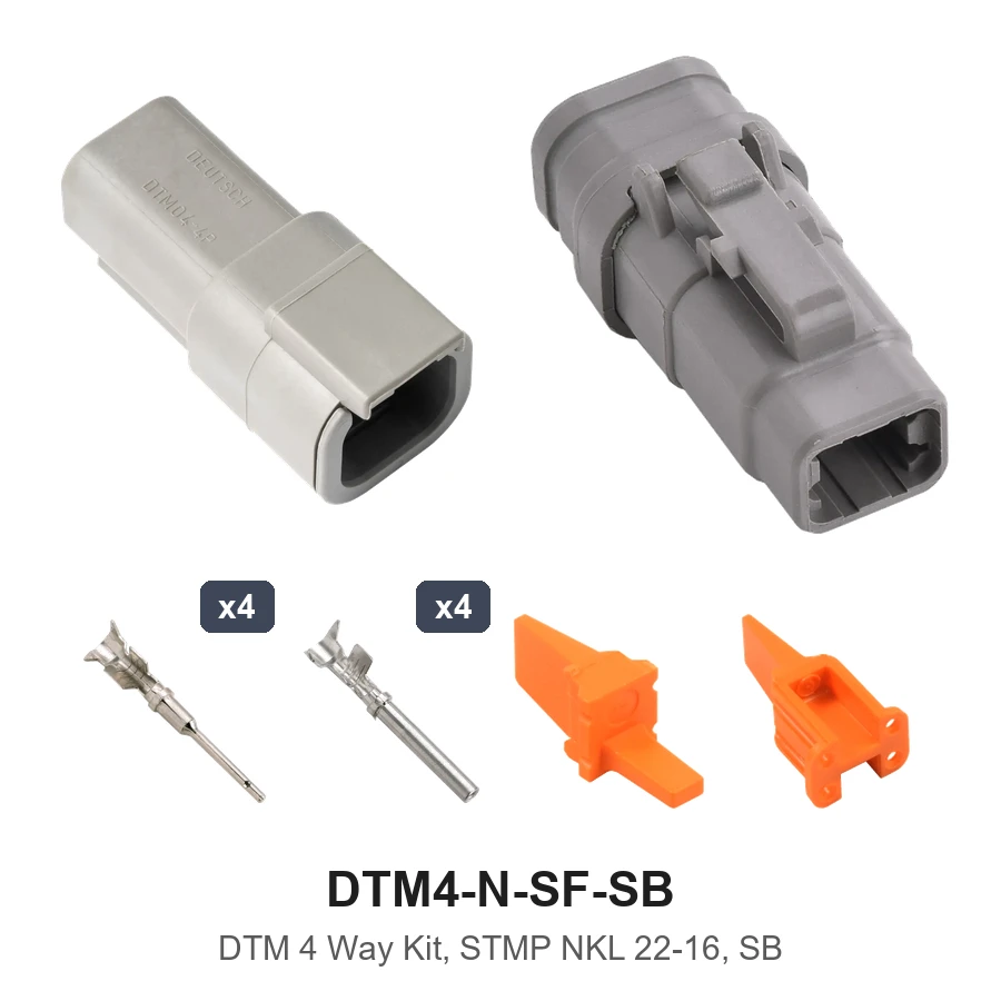 DTM 4 Way Kit Nickel Stamped SB - DTM4-N-SF-SB