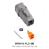 DTM 6 Way Plug Kit Nickel Solid SB - DTM6-N-PLG-SB