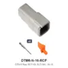 DTM 6 Way Receptacle Kit Nickel Solid 18-16 - DTM6-N-16-RCP