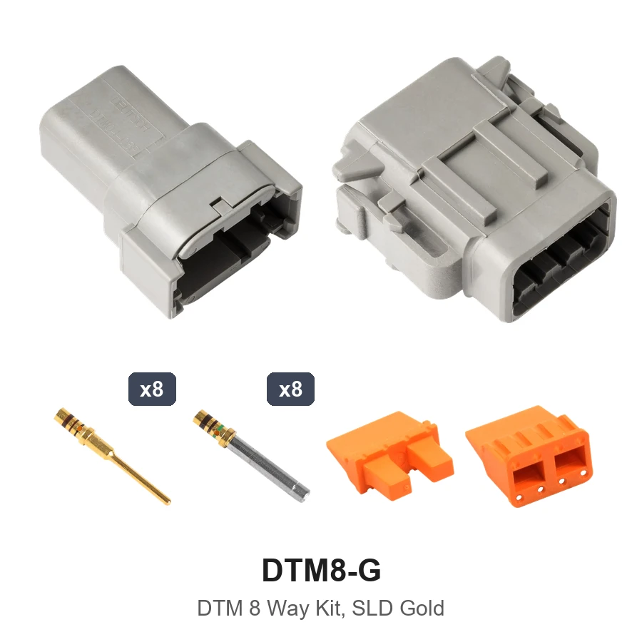 DTM 8 Way Kit Gold Solid - DTM8-G