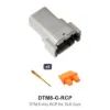 DTM 8 Way Receptacle Kit Gold Solid - DTM8-G-RCP
