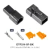 DTP 2 Way Kit Nickel Stamped Black - DTP2-N-SF-BK