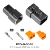DTP 4 Way Kit Nickel Stamped Black - DTP4-N-SF-BK