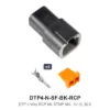 DTP 4 Way Kit Nickel Stamped Black - DTP4-N-SF-BK-RCP
