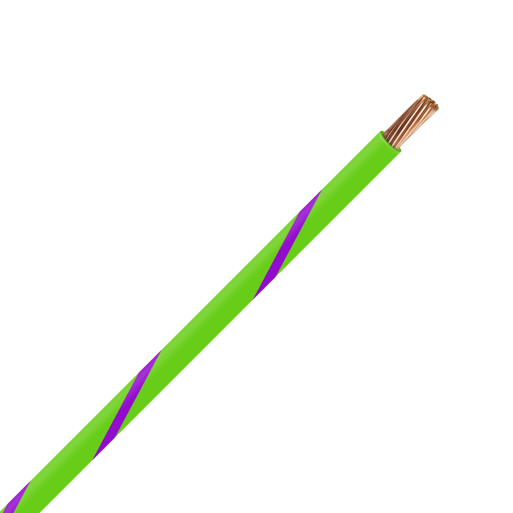 Picture of TXL 10 LIGHT GREEN/PURPLE STRIPED WIRE
