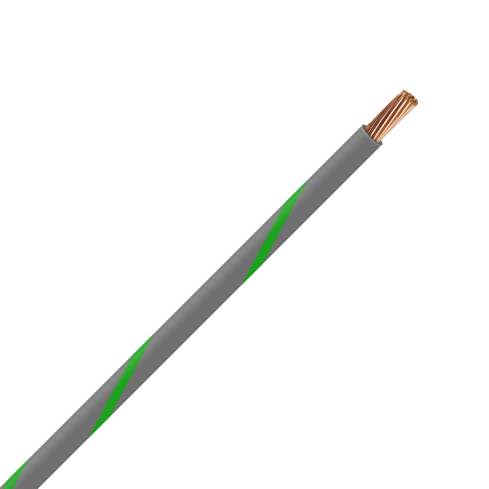 Picture of TXL 12 GRAY/GREEN STRIPED WIRE