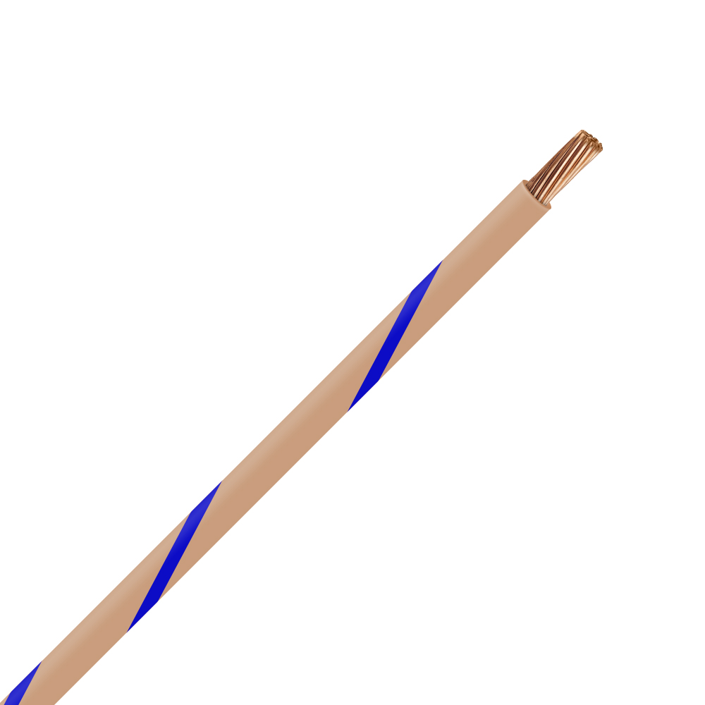 Picture of TXL 12 TAN/BLUE STRIPED WIRE