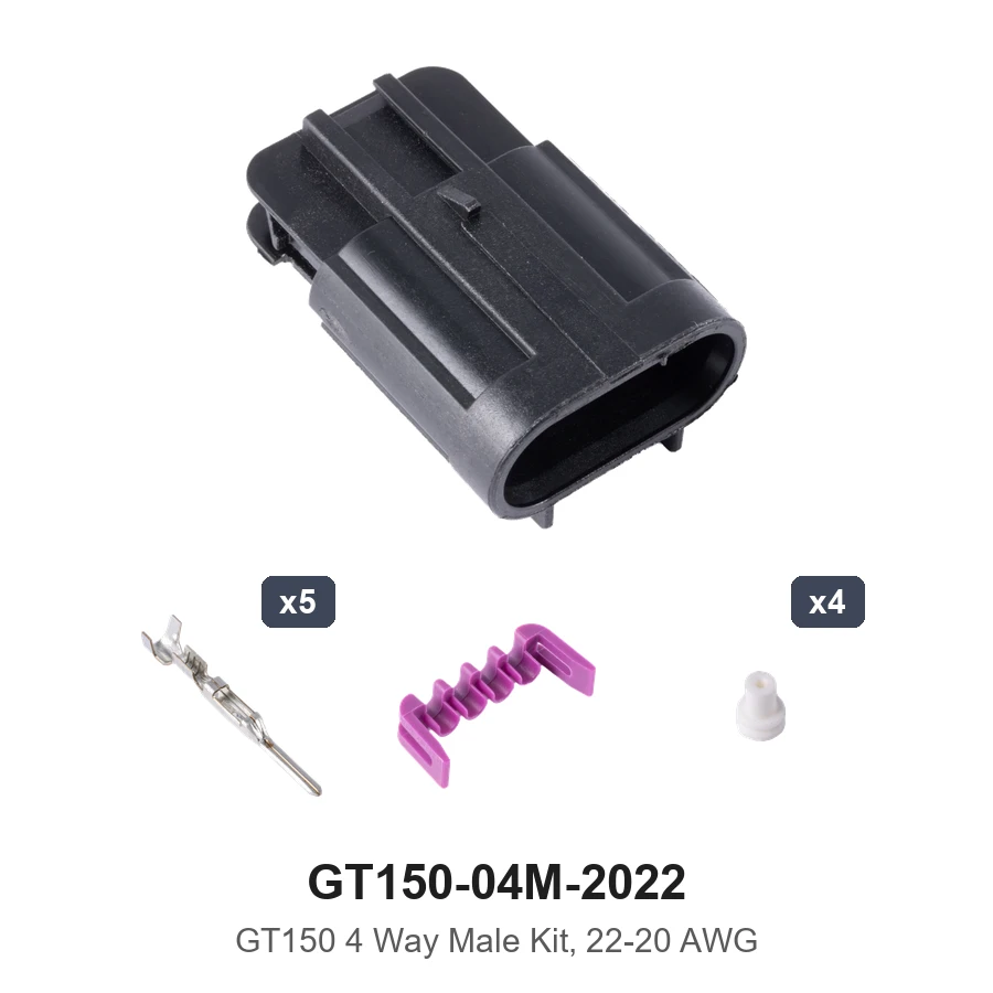 GT150 4 Way Male Kit 22-20AWG - GT150-04M-2022