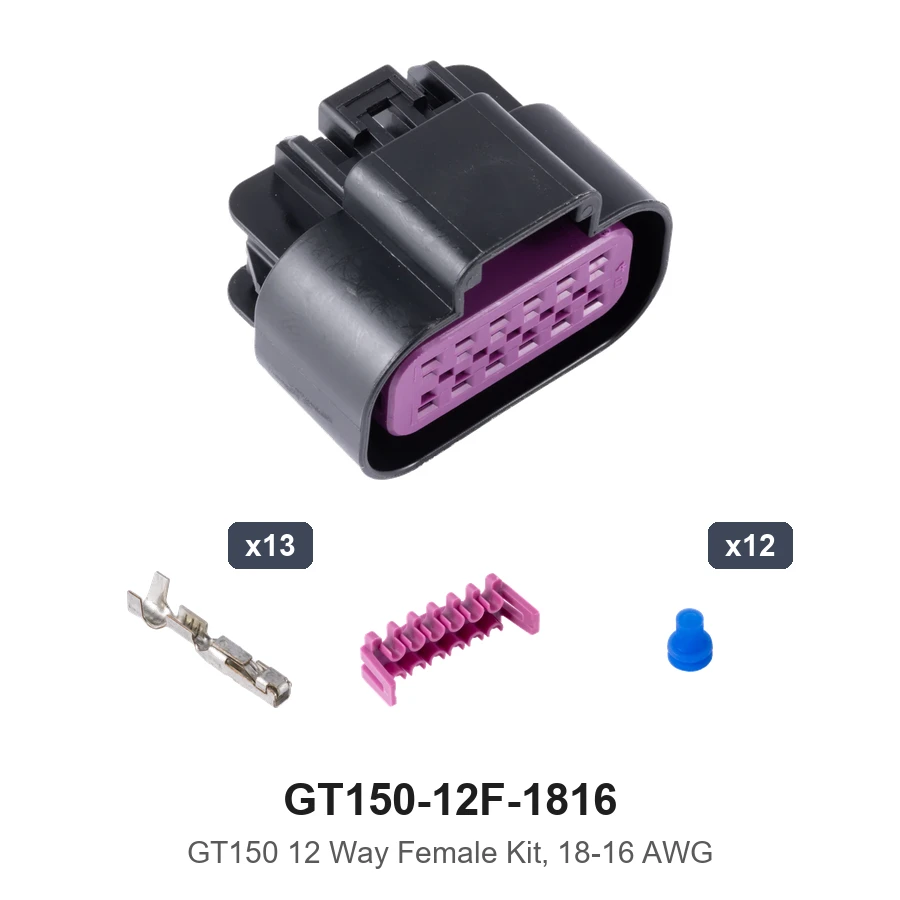 GT150 12 Way Female Kit 18-16AWG - GT150-12F-1816