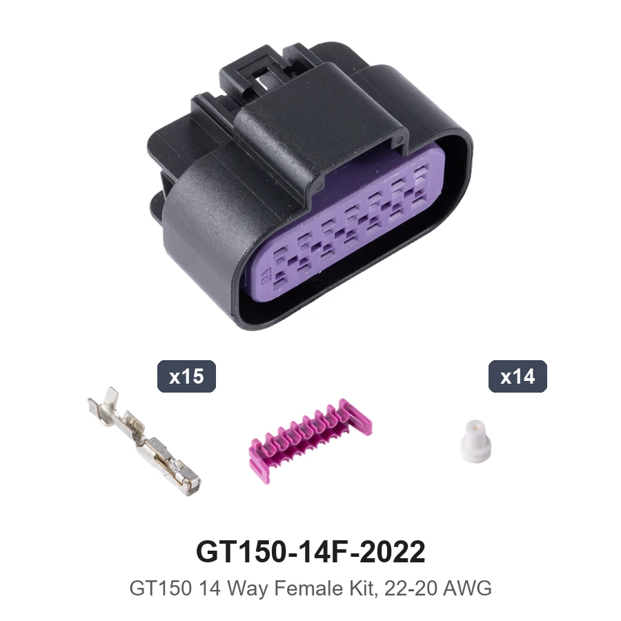 GT150 14 Way Female Kit 22-20AWG - GT150-14F-2022