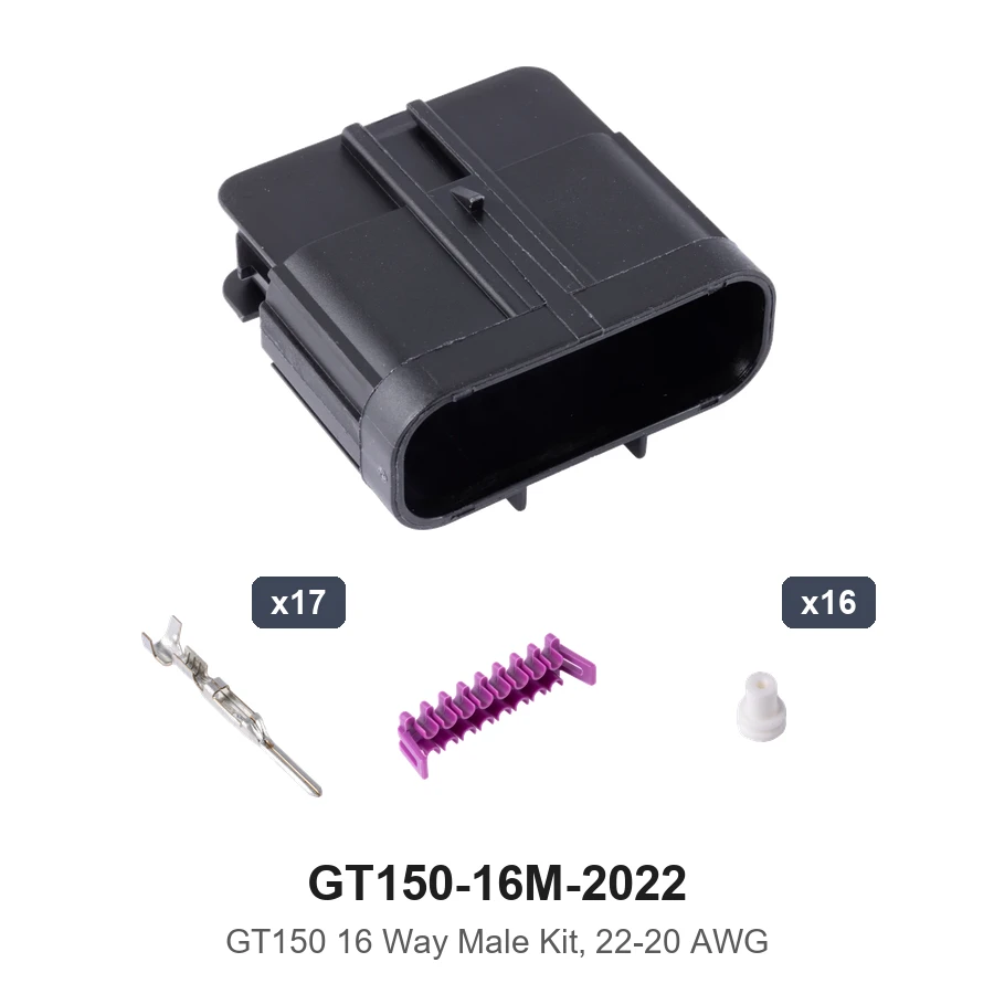 GT150 16 Way Male Kit 22-20AWG - GT150-16M-2022