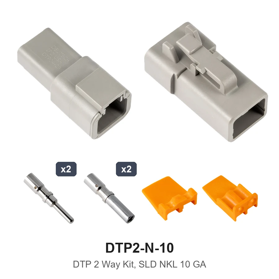 DTP 2 Way Kit Solid Nickle 10 GA - DTP2-N-10