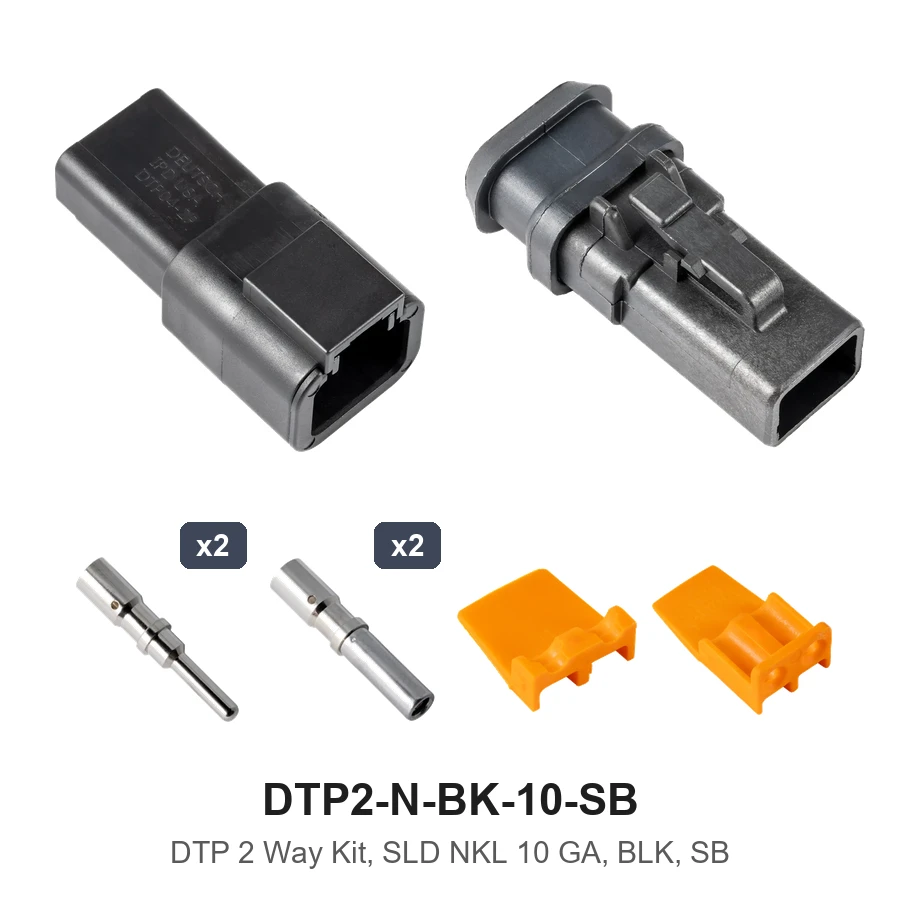 DTP 2 Way Kit Solid Nickle 10 GA Black SB - DTP2-N-BK-10-SB