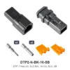DTP 2 Way Kit Solid Nickle 10 GA Black SB - DTP2-N-BK-10-SB